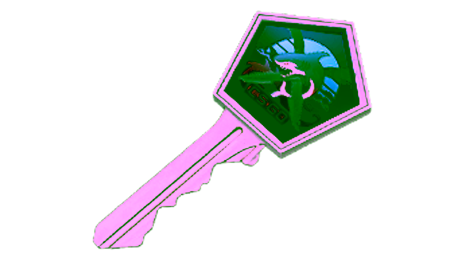 Display for Operation Riptide Case Key
