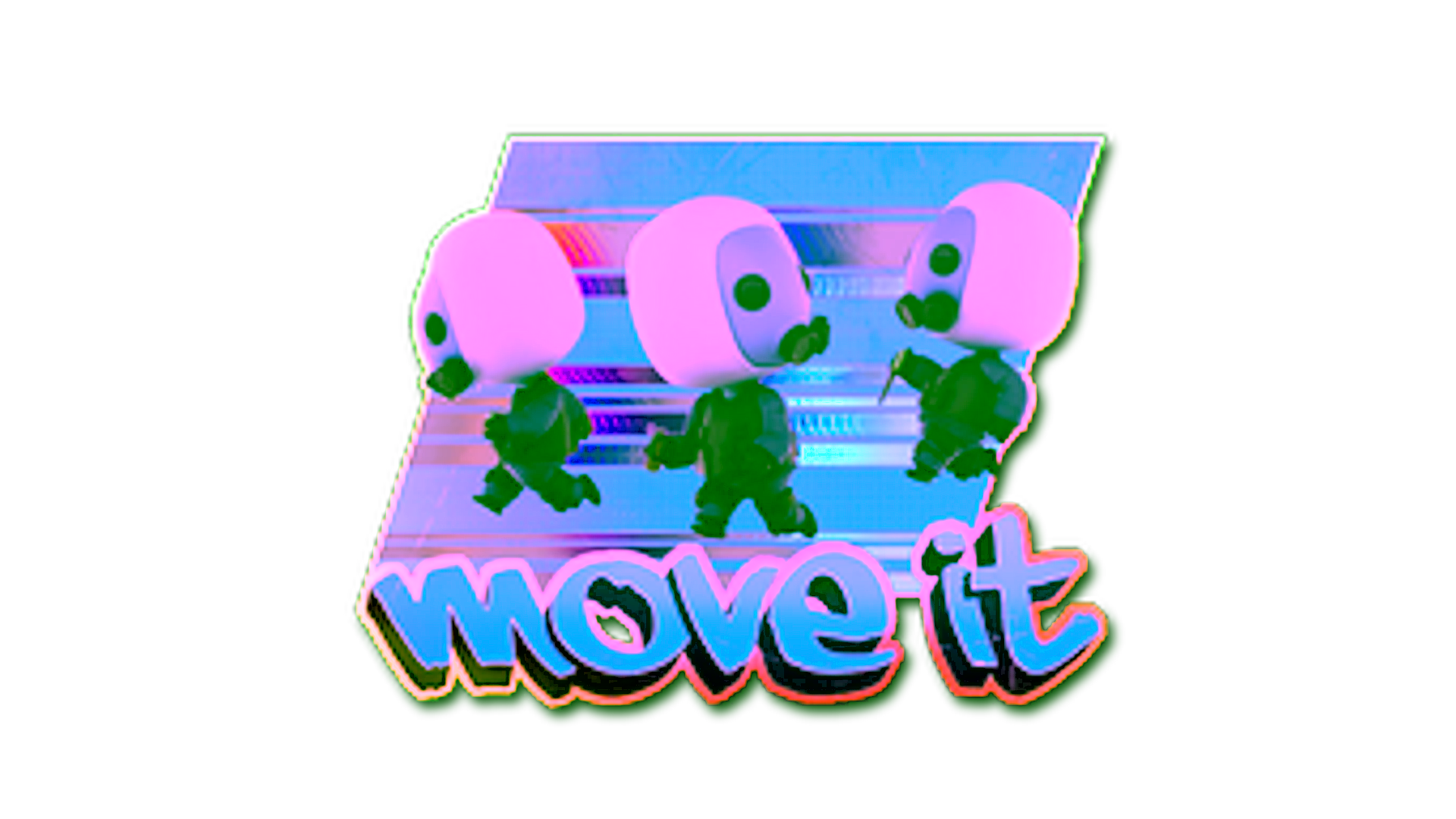 Display for Sticker | Move It (Holo)