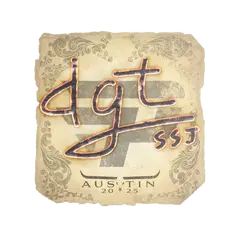 Sticker dgt Austin 2025