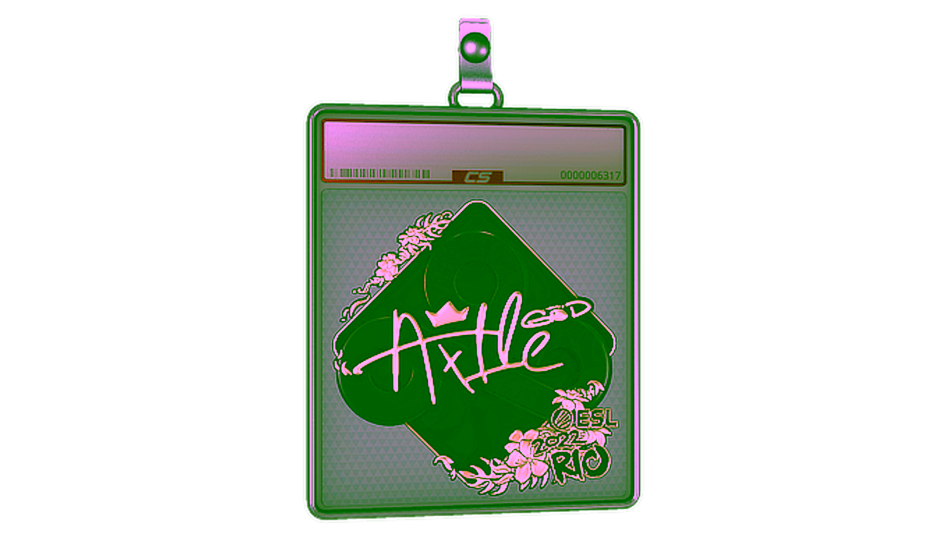 Display for Sticker Slab | Ax1Le (Gold) | Rio 2022