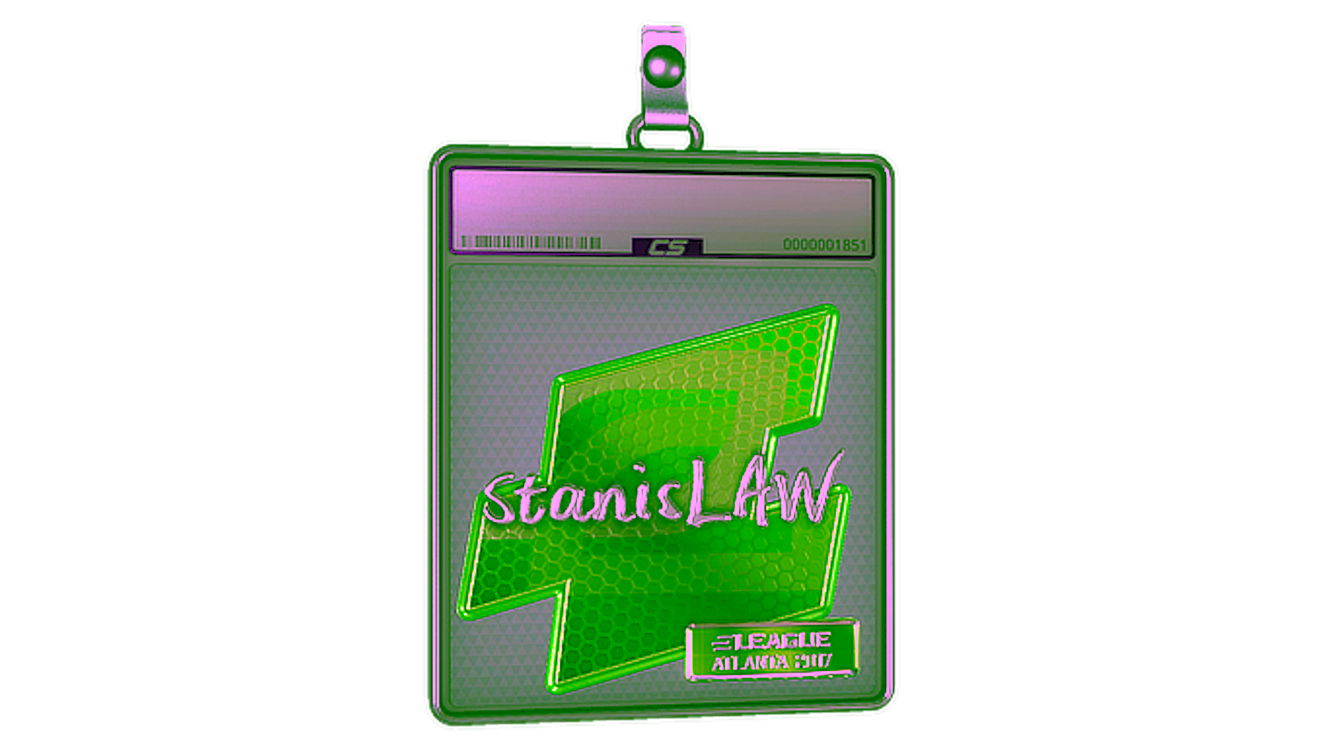 Display for Sticker Slab | stanislaw (Foil) | Atlanta 2017