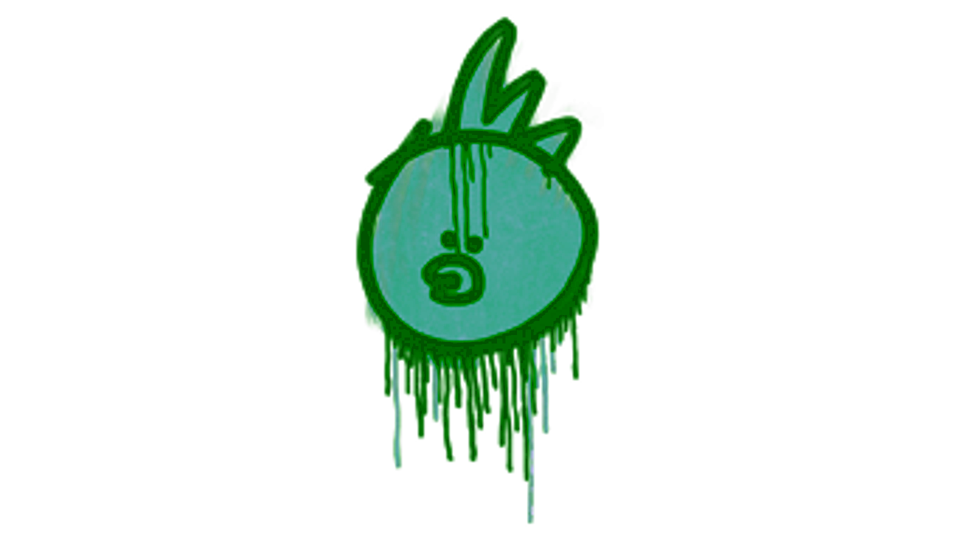 Display for Sealed Graffiti | Bock Bock (Frog Green)