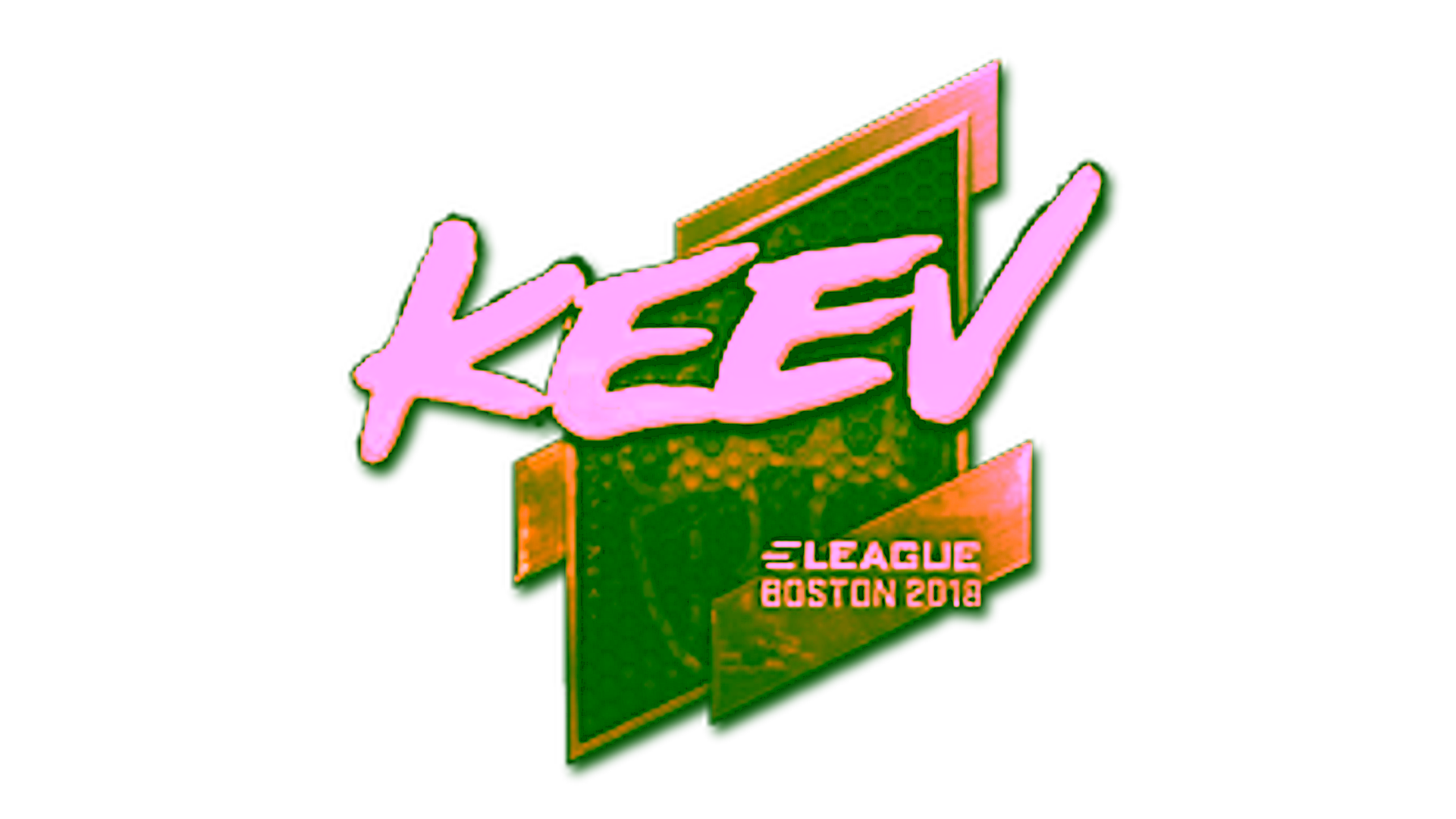 Exibição para Sticker | keev (Gold) | Boston 2018