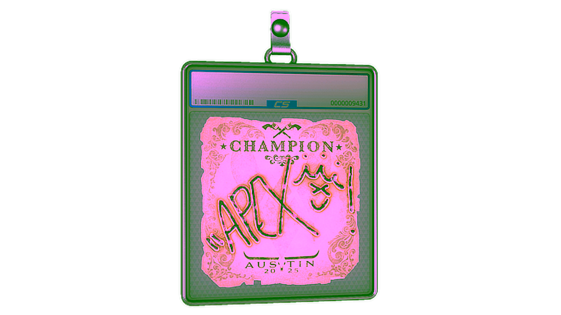 Display for Sticker Slab | apEX (Champion) | Austin 2025