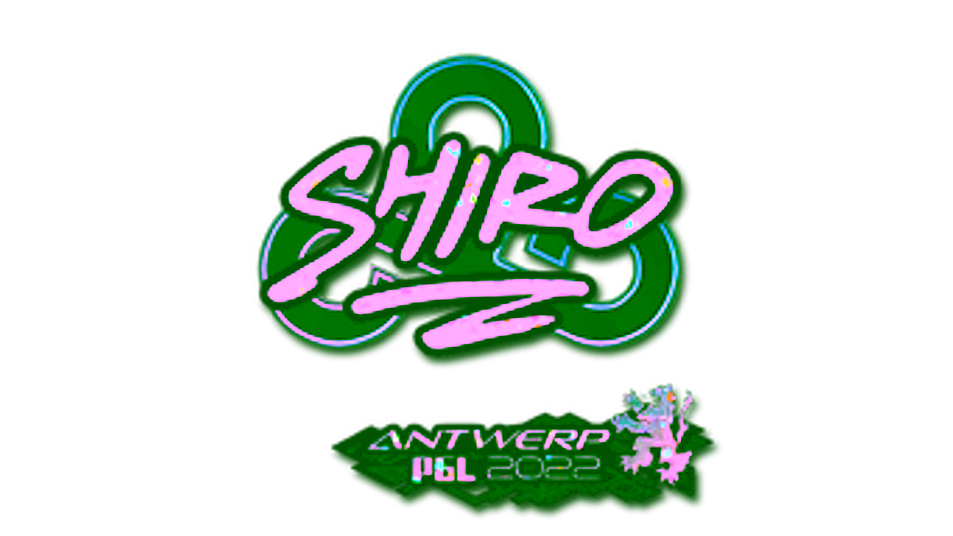 Sticker | sh1ro (Glitter) | Antwerp 2022 için görüntü