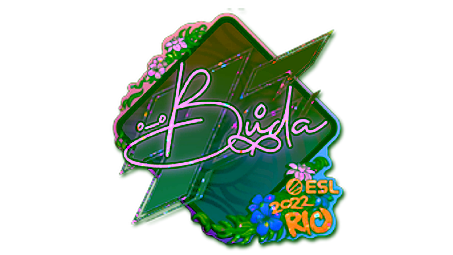 Display for Sticker | BUDA (Glitter) | Rio 2022