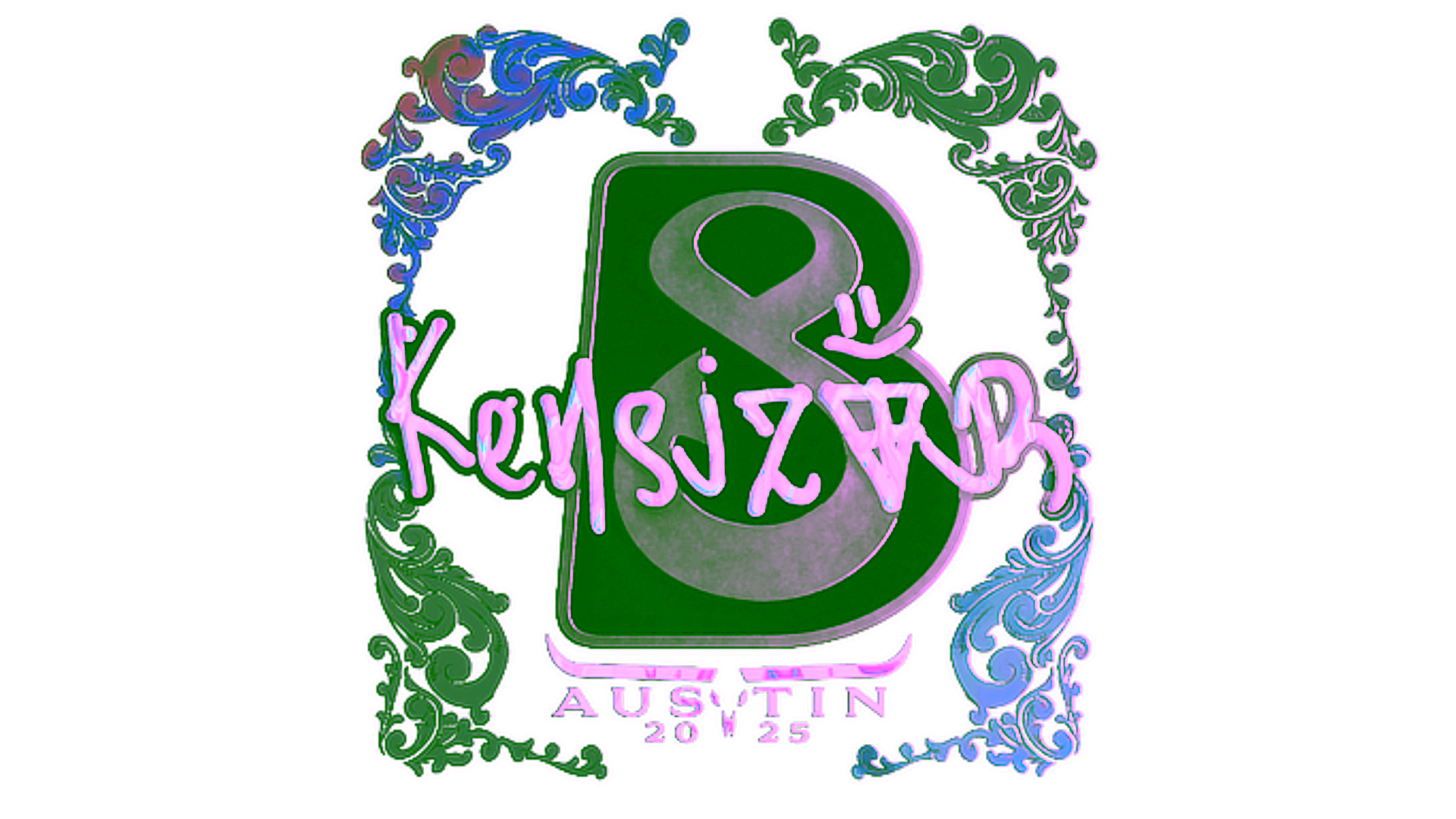 Display for Sticker | kensizor (Holo) | Austin 2025