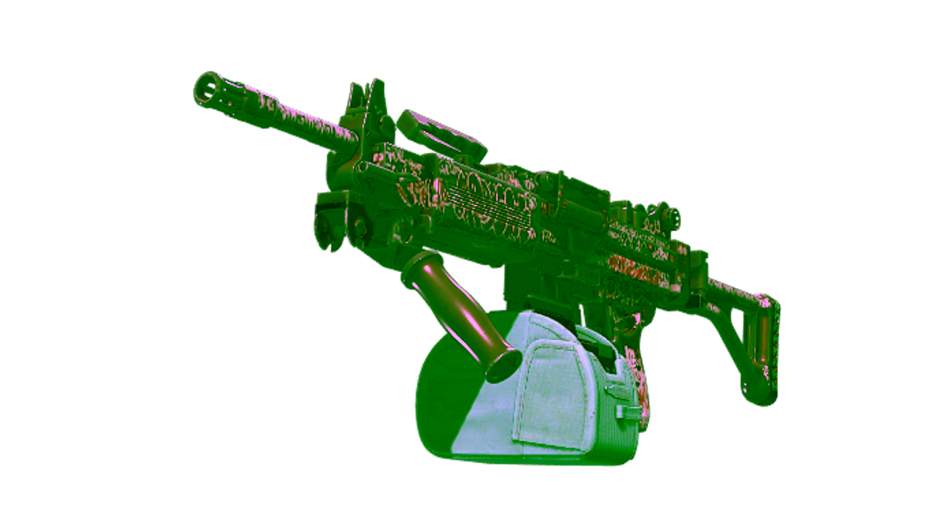 Display for Negev | Wall Bang (Well-Worn)