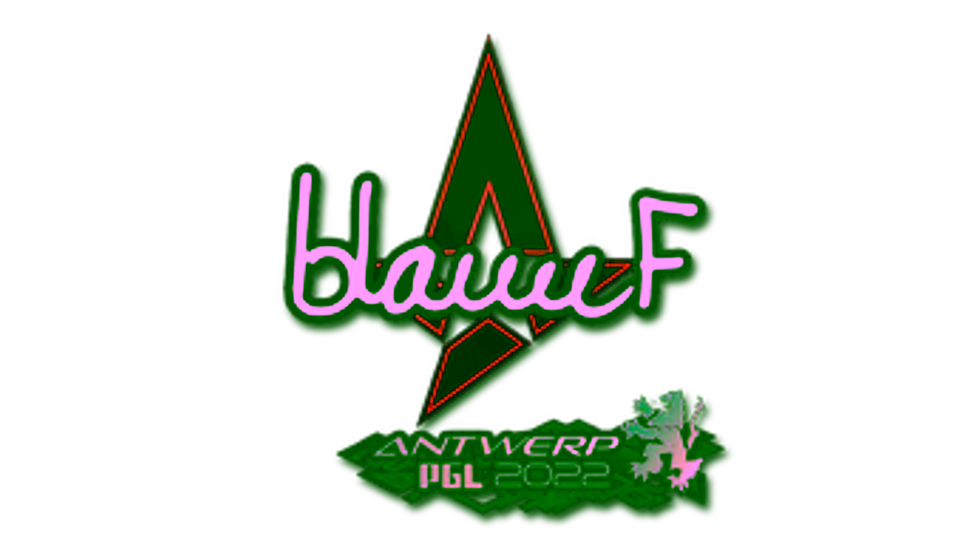 Display for Sticker | blameF | Antwerp 2022