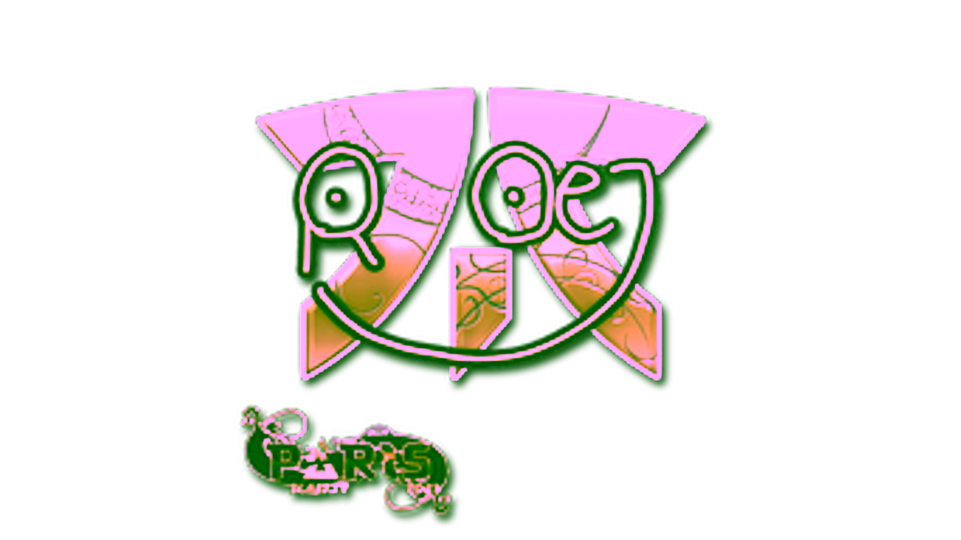 Display for Sticker | roeJ (Gold) | Paris 2023