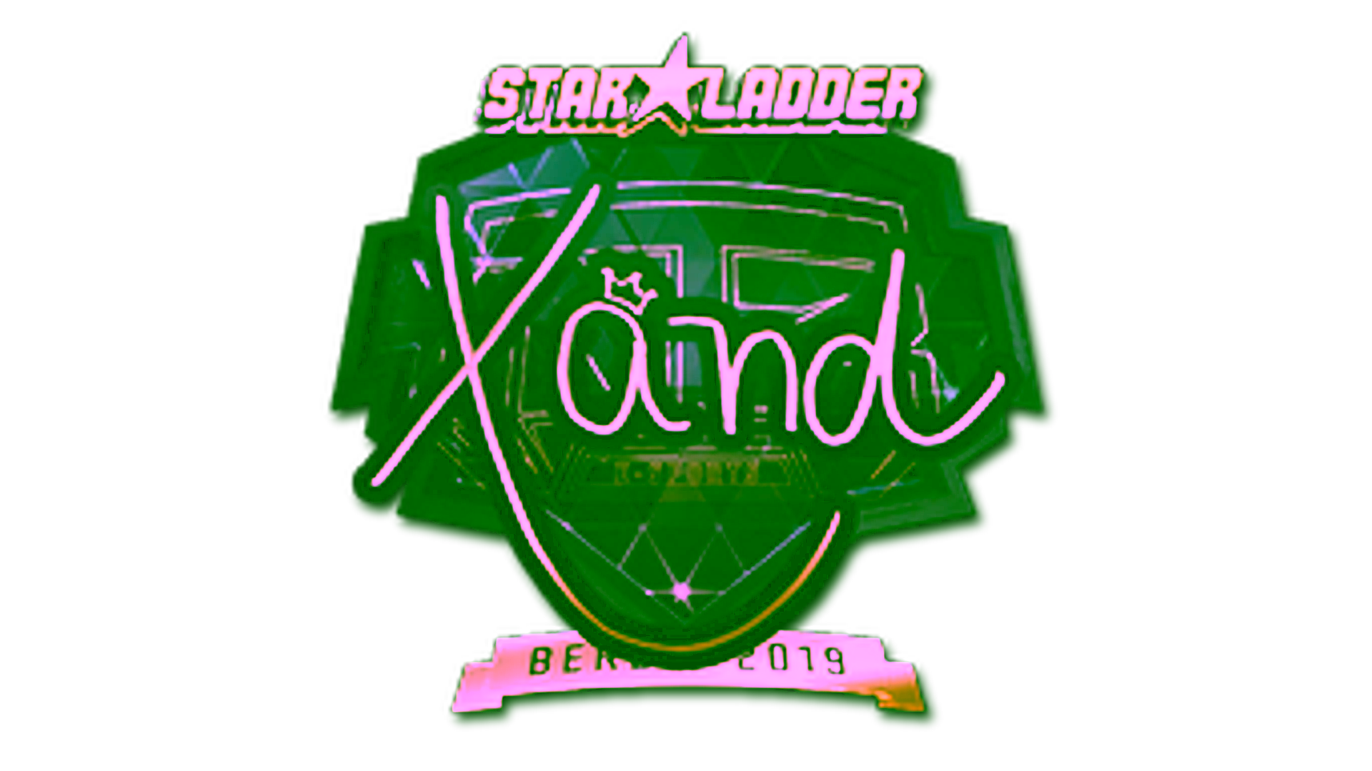 Anzeige für Sticker | xand (Gold) | Berlin 2019