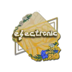 Sticker electronic Rio 2022