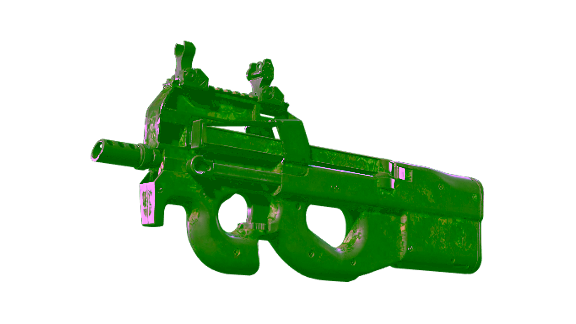 Display for Souvenir P90 | Verdant Growth (Battle-Scarred)