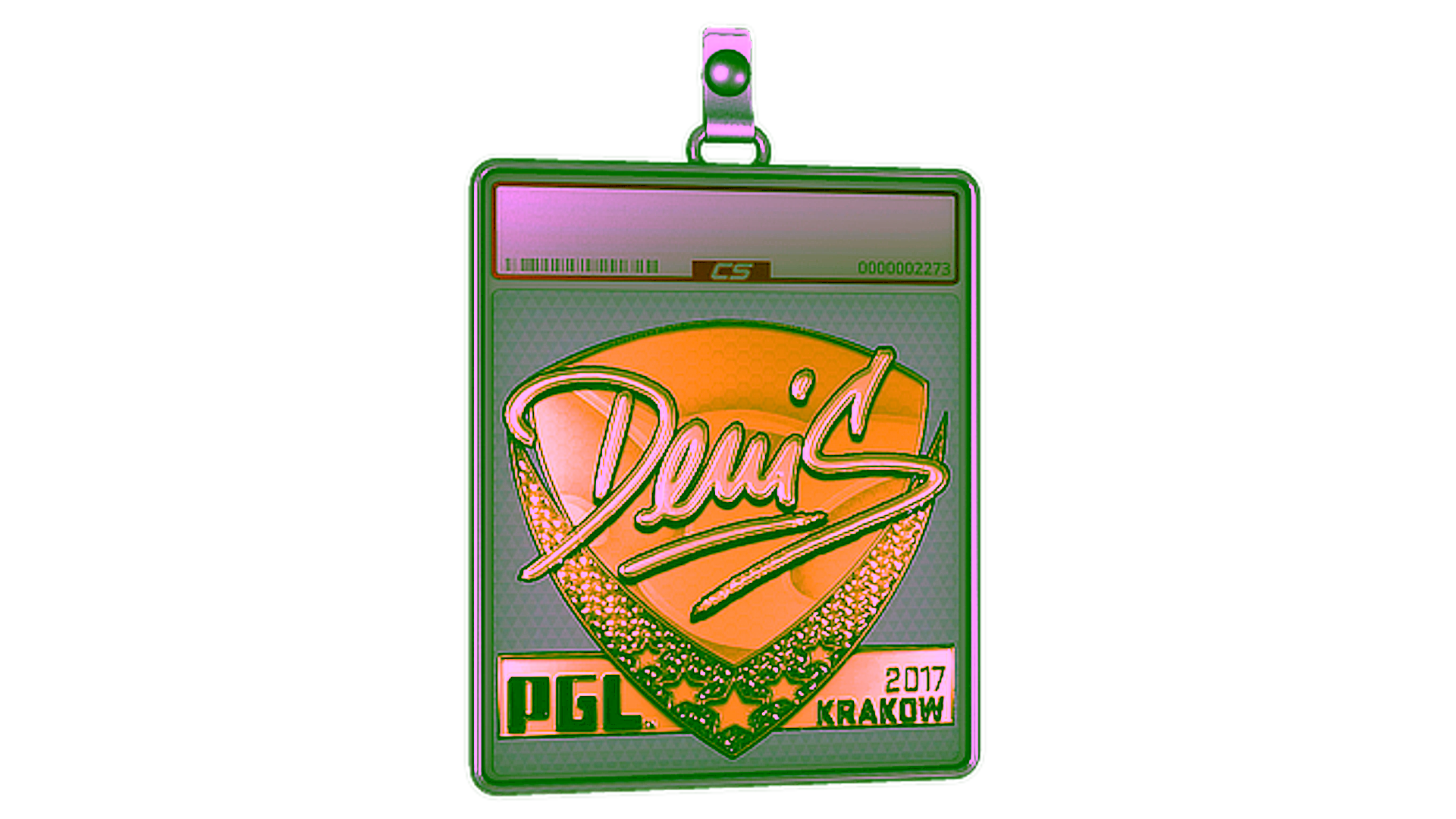 Дисплей для Sticker Slab | denis (Gold) | Krakow 2017