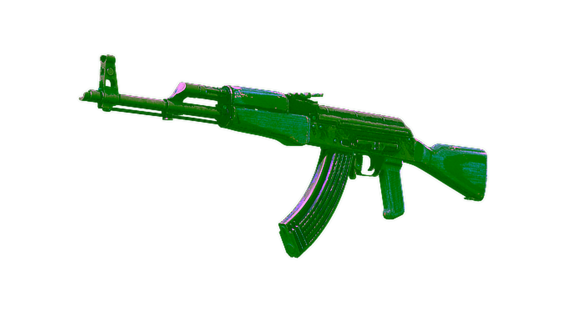 Display for AK-47 | Midnight Laminate (Battle-Scarred)