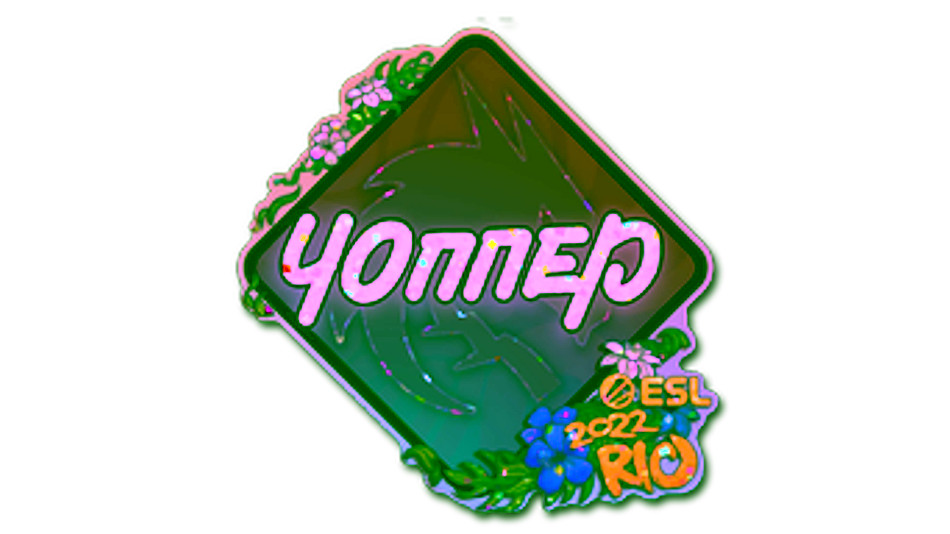 Display for Sticker | chopper (Glitter) | Rio 2022