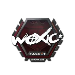 Sticker woxic London 2018