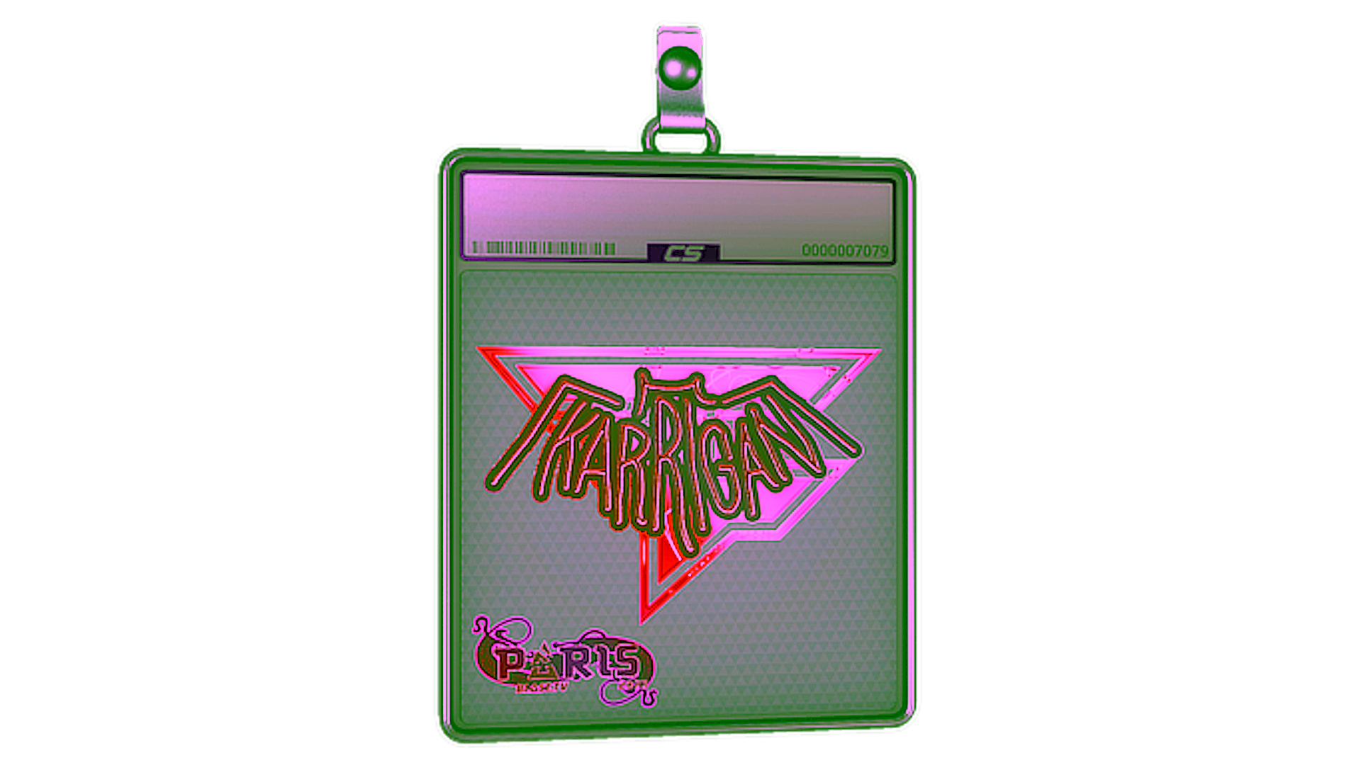 Display for Sticker Slab | karrigan (Holo) | Paris 2023