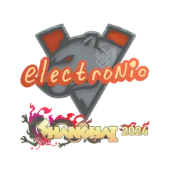 Sticker electronic Shanghai 2024