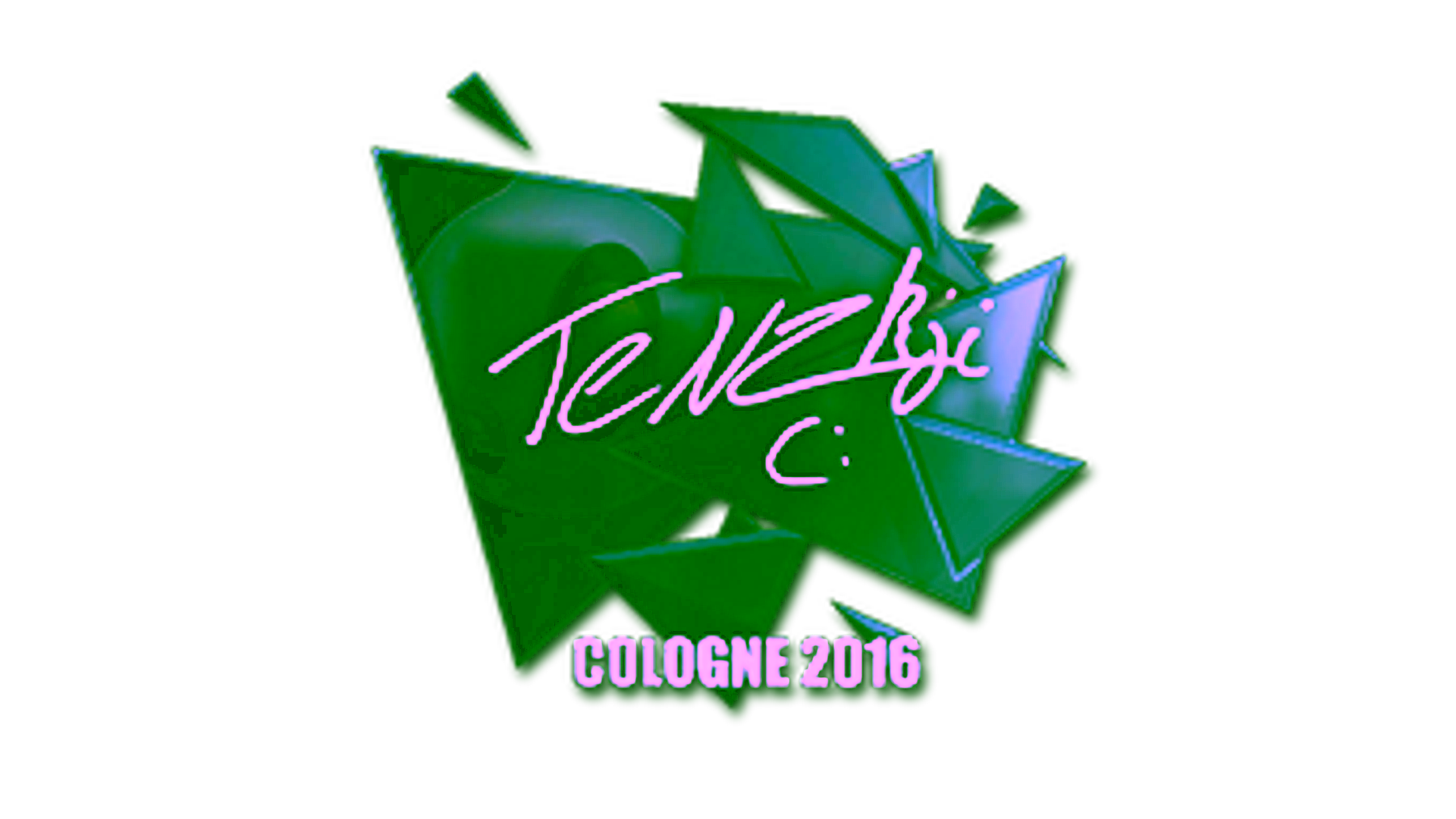 Visar för Sticker | TENZKI (Foil) | Cologne 2016