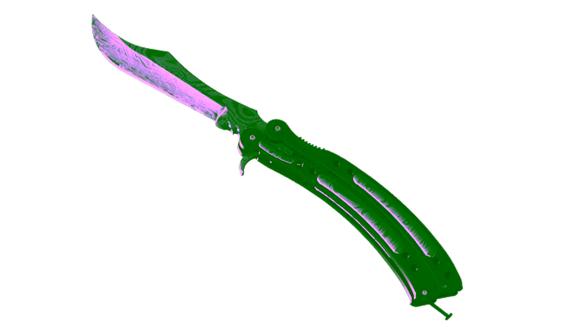 Display for ★ Butterfly Knife | Damascus Steel (Minimal Wear)