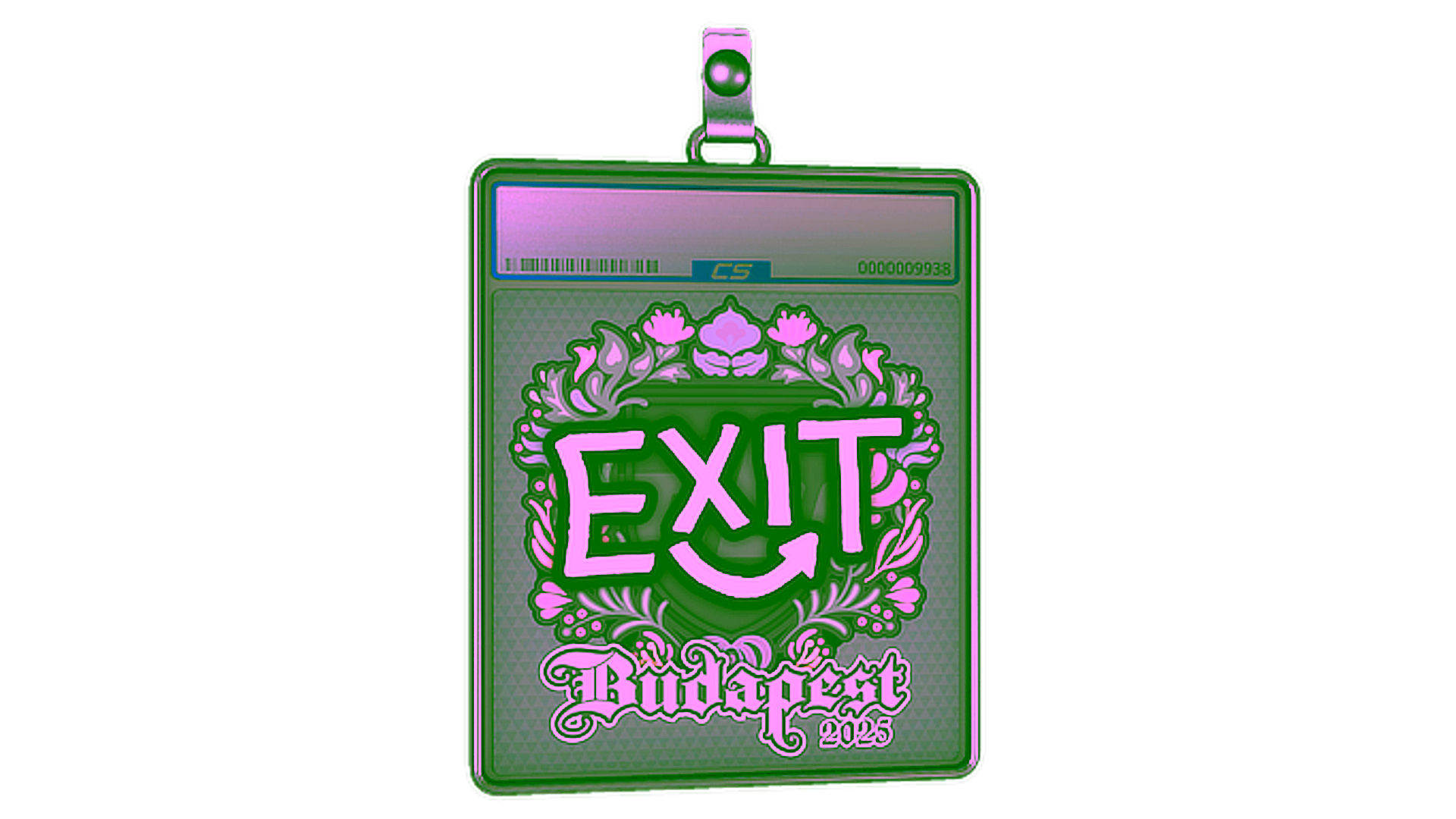 Display for Sticker Slab | exit | Budapest 2025