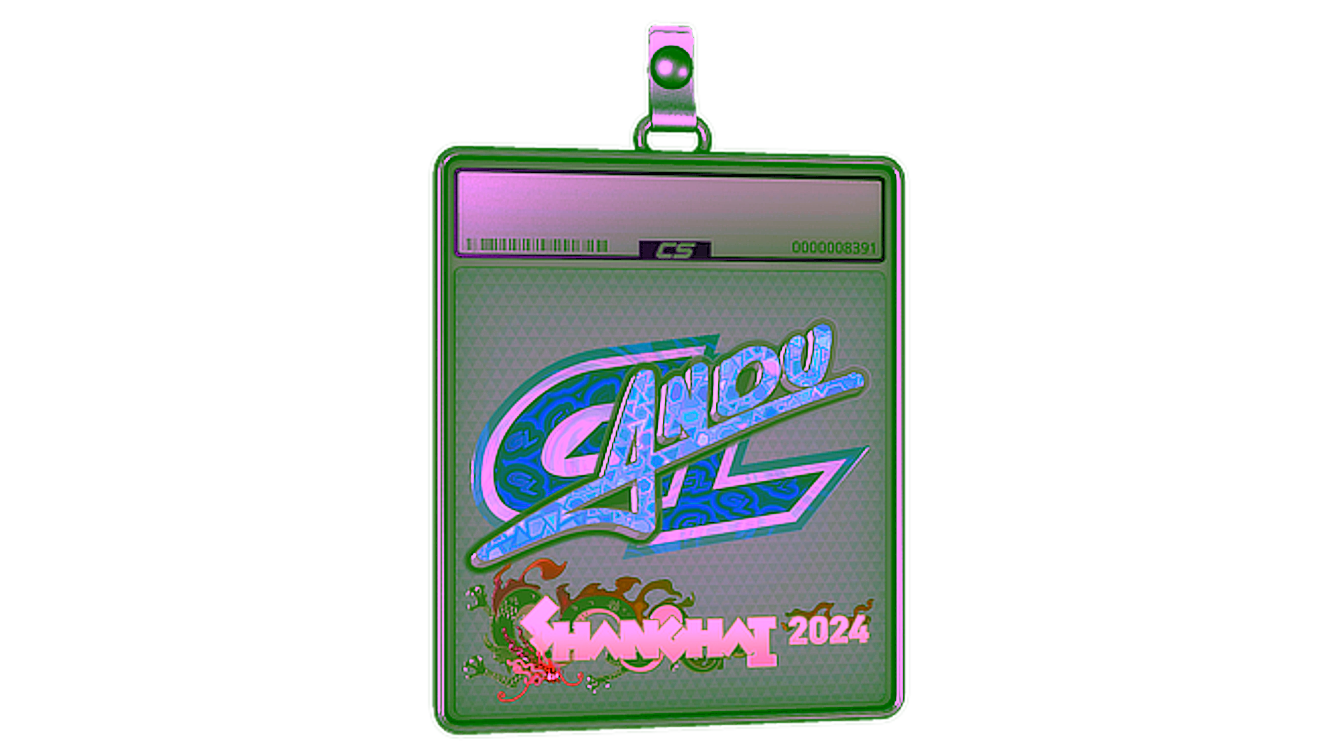 Дисплей для Sticker Slab | aNdu (Holo) | Shanghai 2024