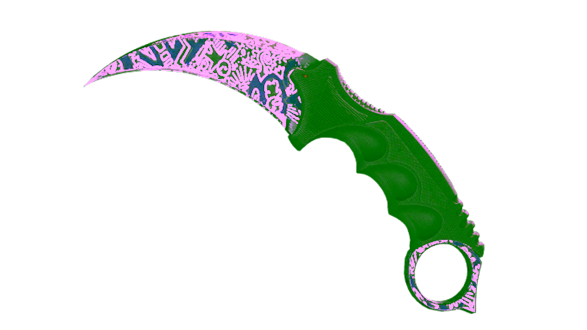 Visar för ★ StatTrak™ Karambit | Freehand (Field-Tested)