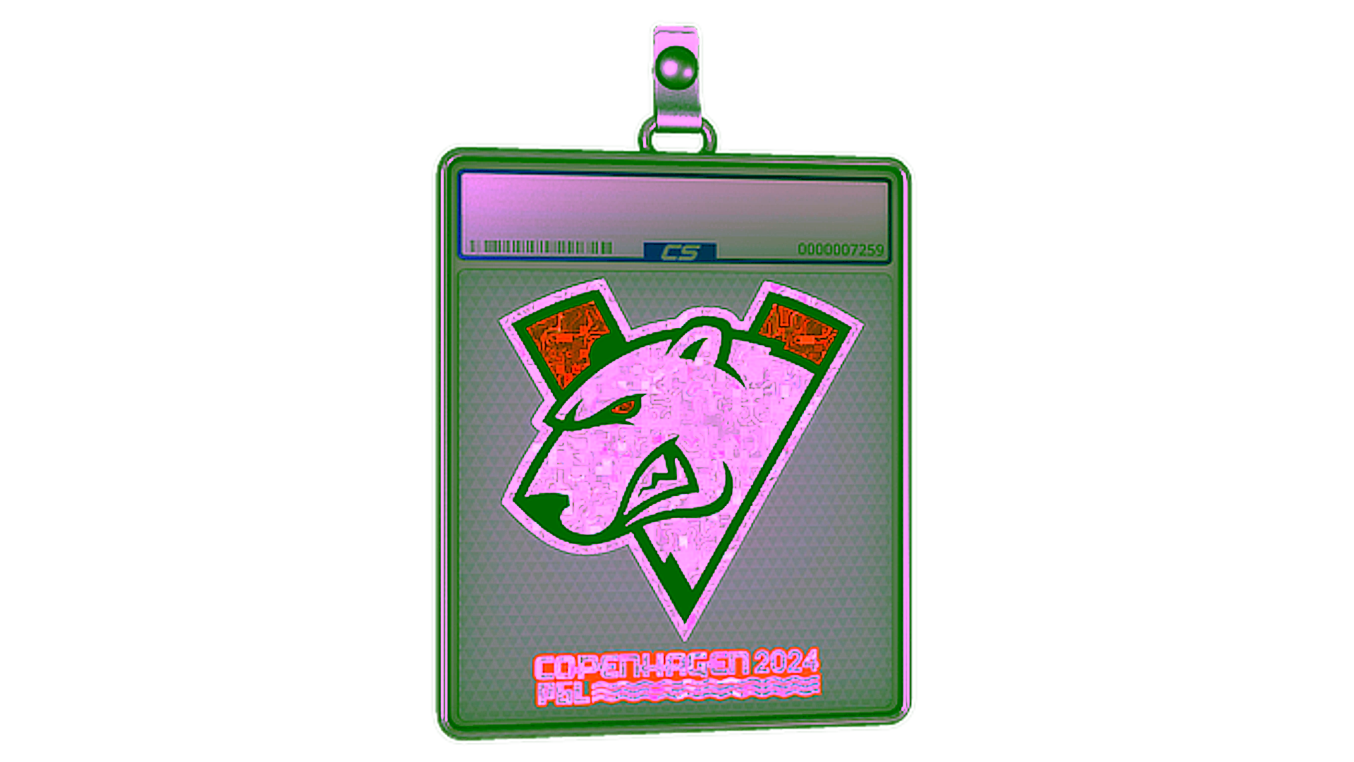 Exibição para Sticker Slab | Virtus.pro (Glitter) | Copenhagen 2024