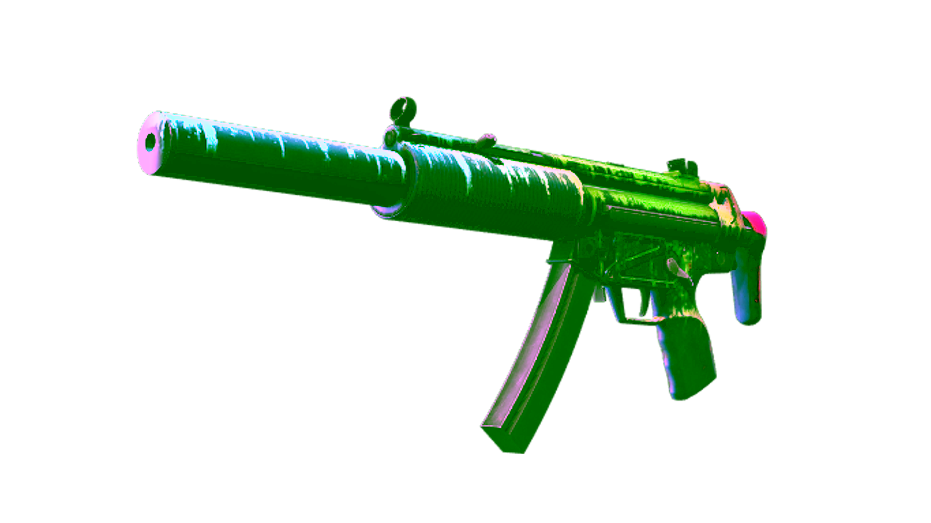 Display for StatTrak™ MP5-SD | Phosphor (Well-Worn)