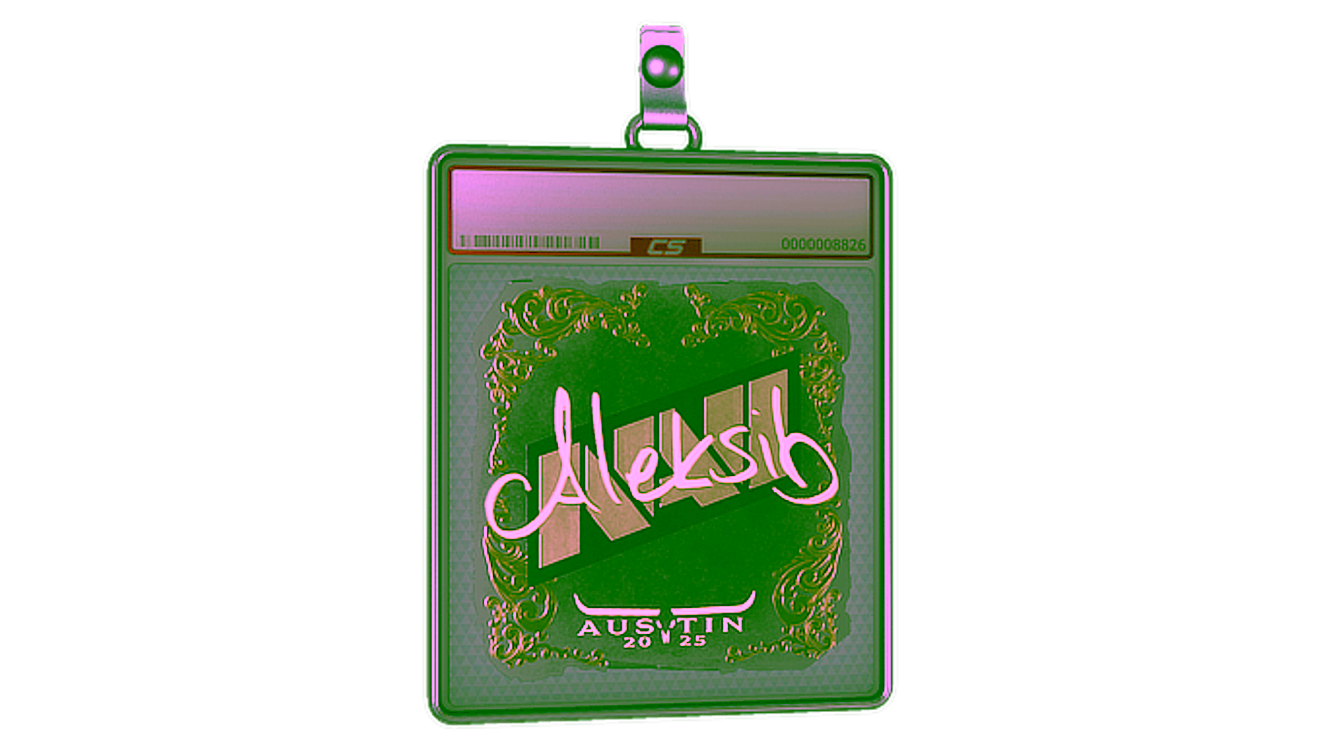Affichage pour Sticker Slab | Aleksib (Gold) | Austin 2025