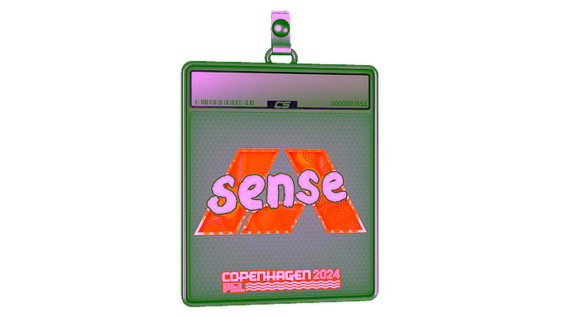 Anzeige für Sticker Slab | sense (Holo) | Copenhagen 2024