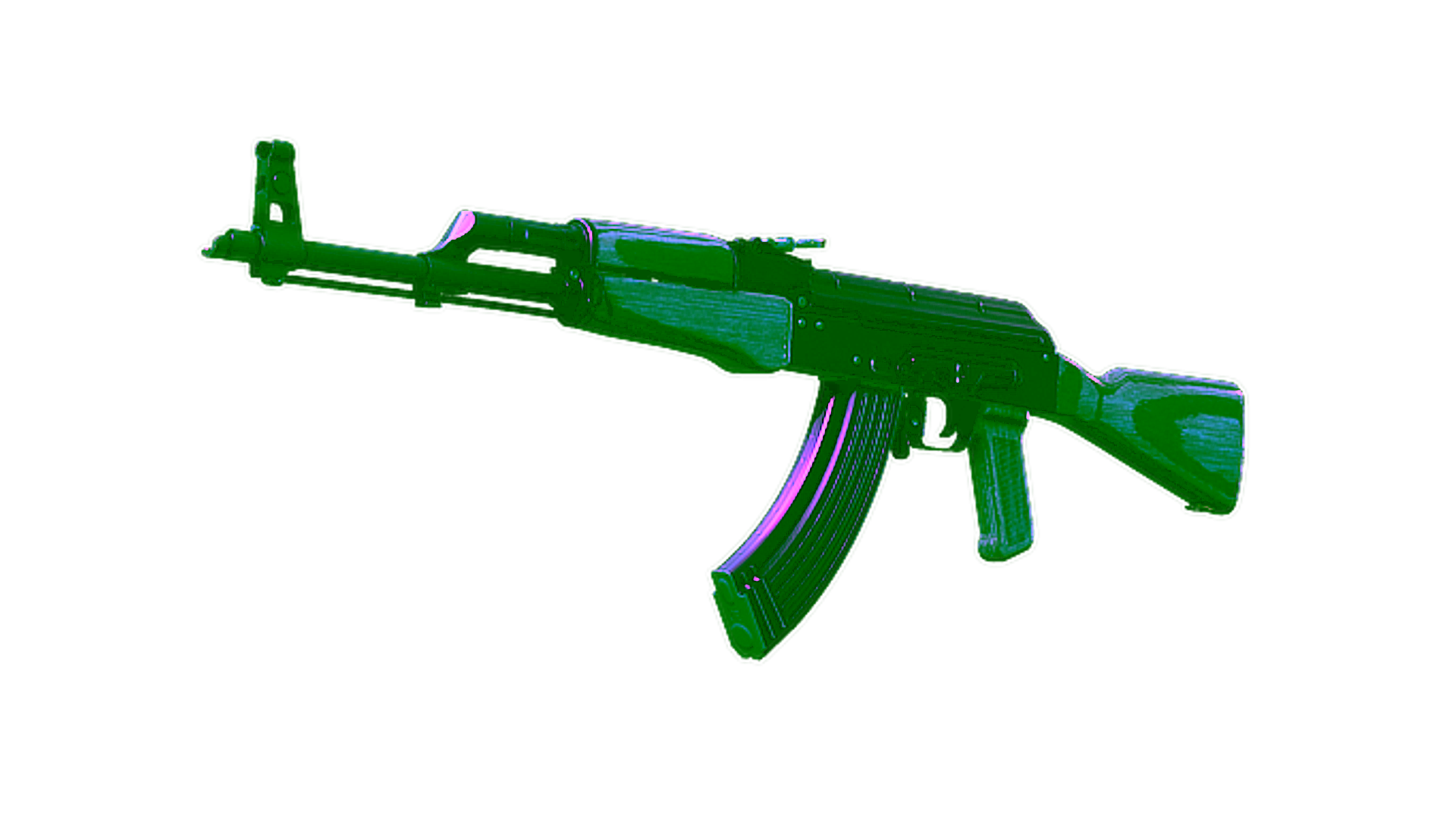 Display for AK-47 | Midnight Laminate (Factory New)