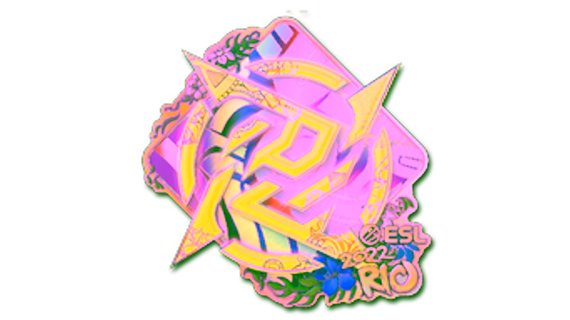 Anzeige für Sticker | Ninjas in Pyjamas (Holo) | Rio 2022