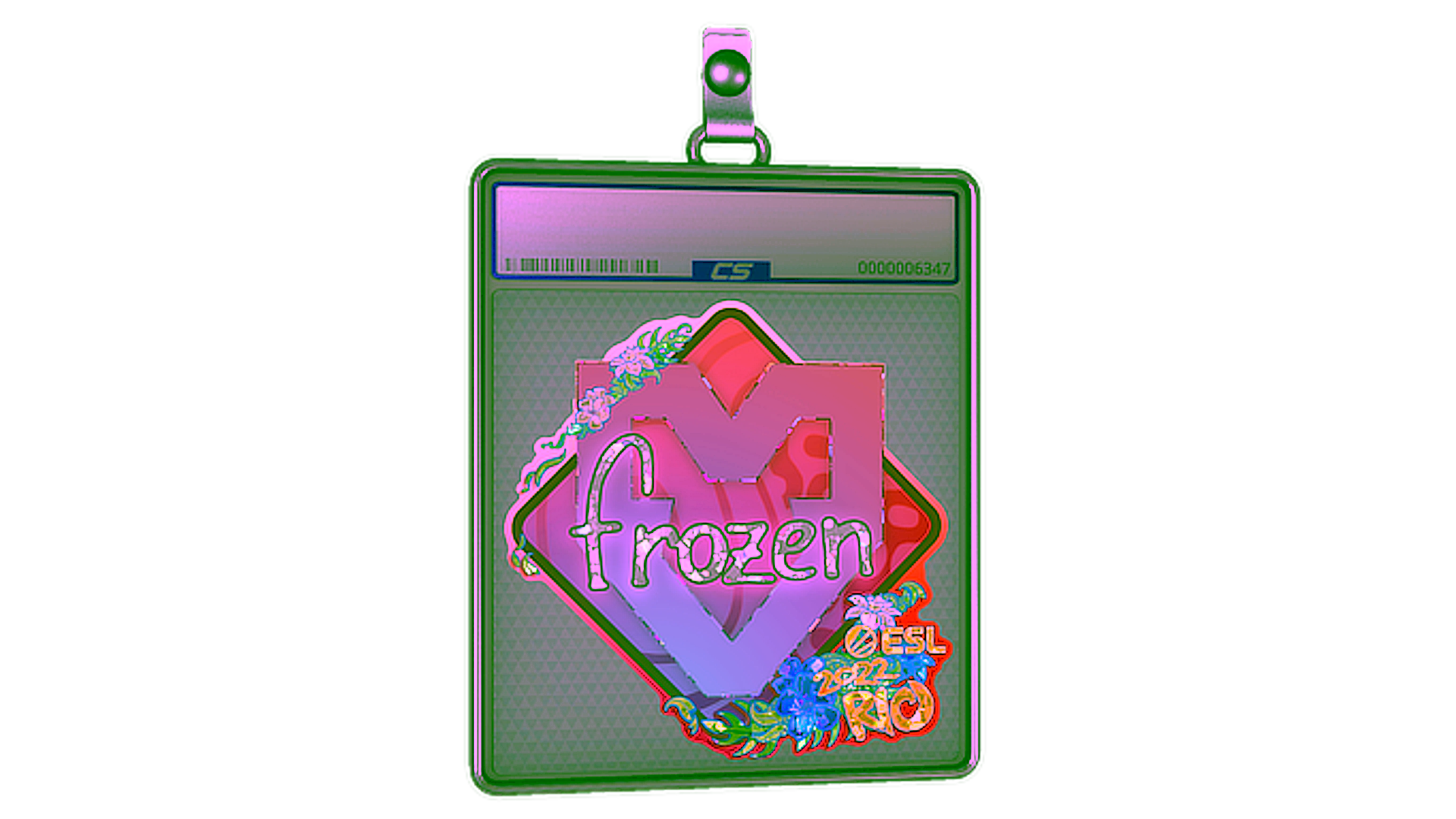 Display for Sticker Slab | frozen (Glitter) | Rio 2022