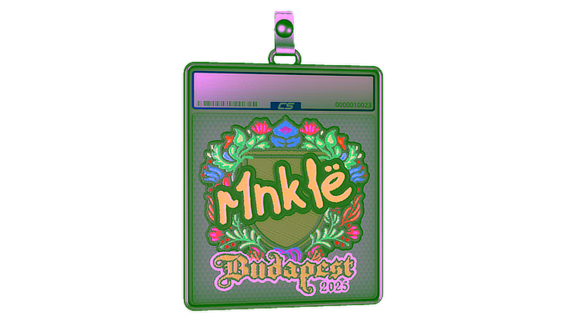 Display for Sticker Slab | r1nkle (Embroidered) | Budapest 2025