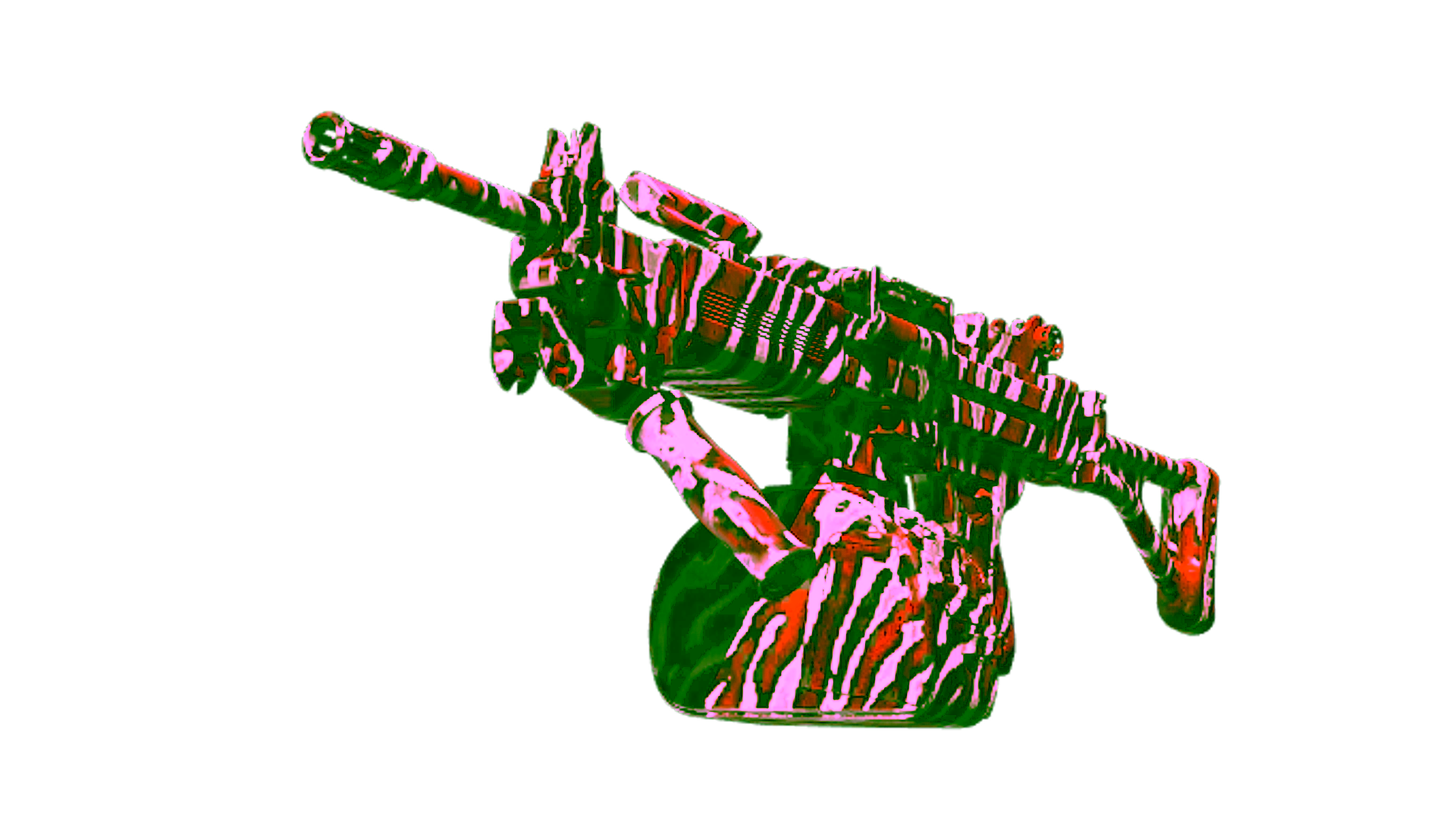 Display for StatTrak™ Negev | Lionfish (Minimal Wear)