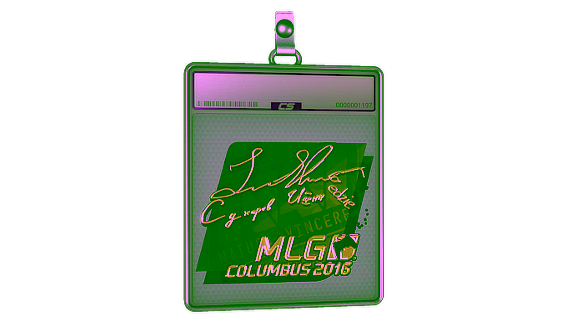 Visar för Sticker Slab | Edward (Gold) | MLG Columbus 2016