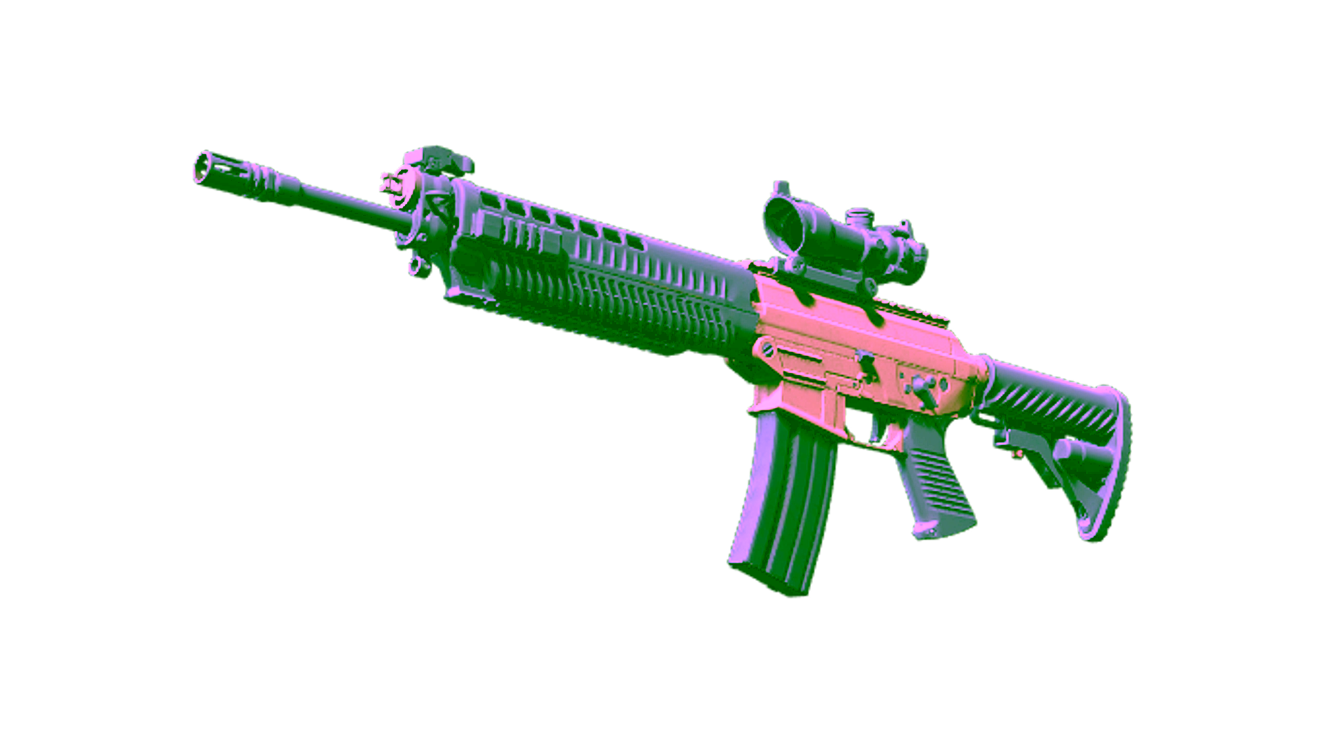 Display for Souvenir SG 553 | Tornado (Factory New)