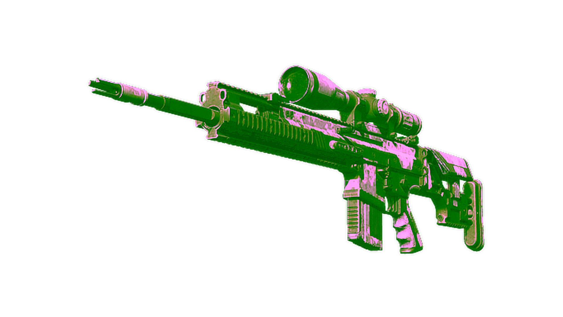 Display for Souvenir SCAR-20 | Arctic Camo Panels (Battle-Scarred)