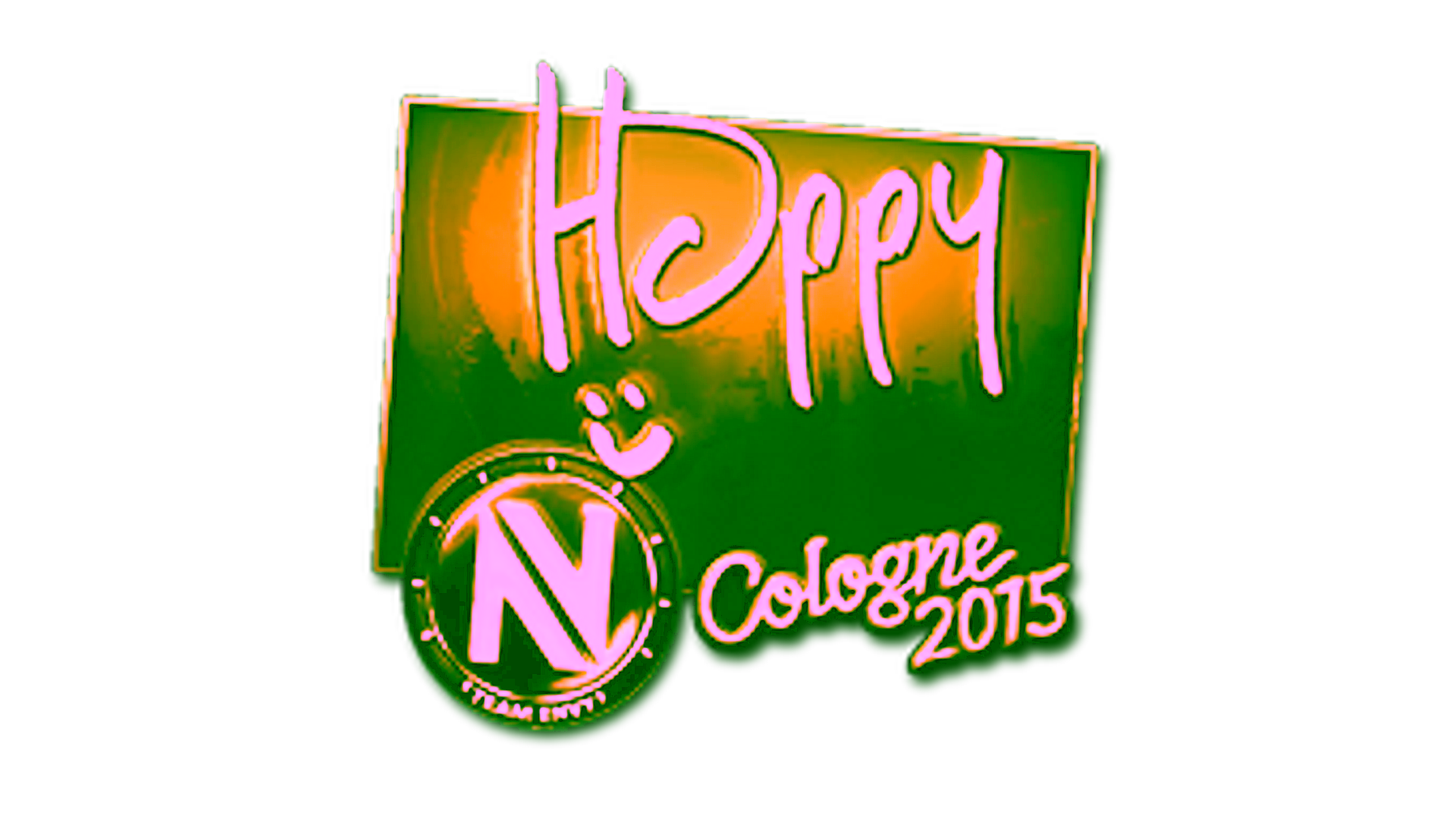 Anzeige für Sticker | Happy (Gold) | Cologne 2015