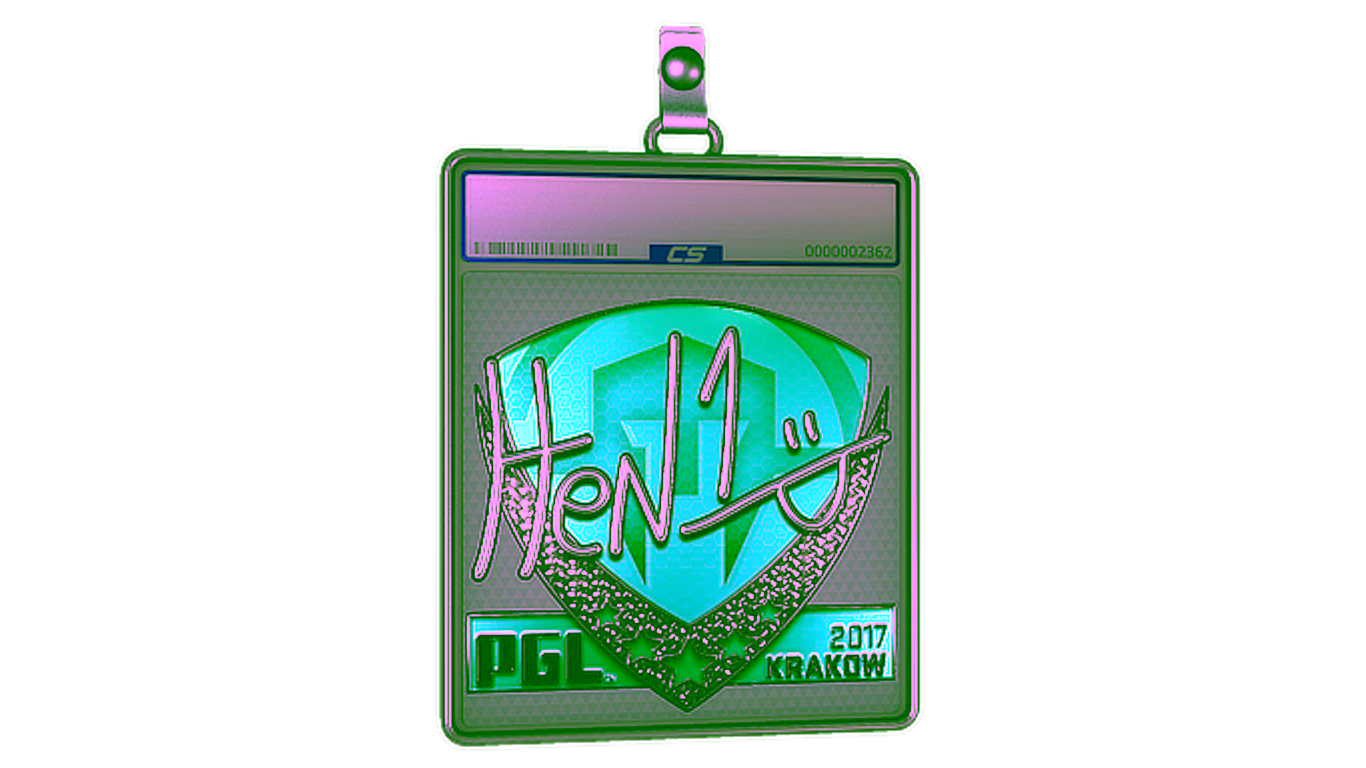 Display for Sticker Slab | HEN1 (Foil) | Krakow 2017