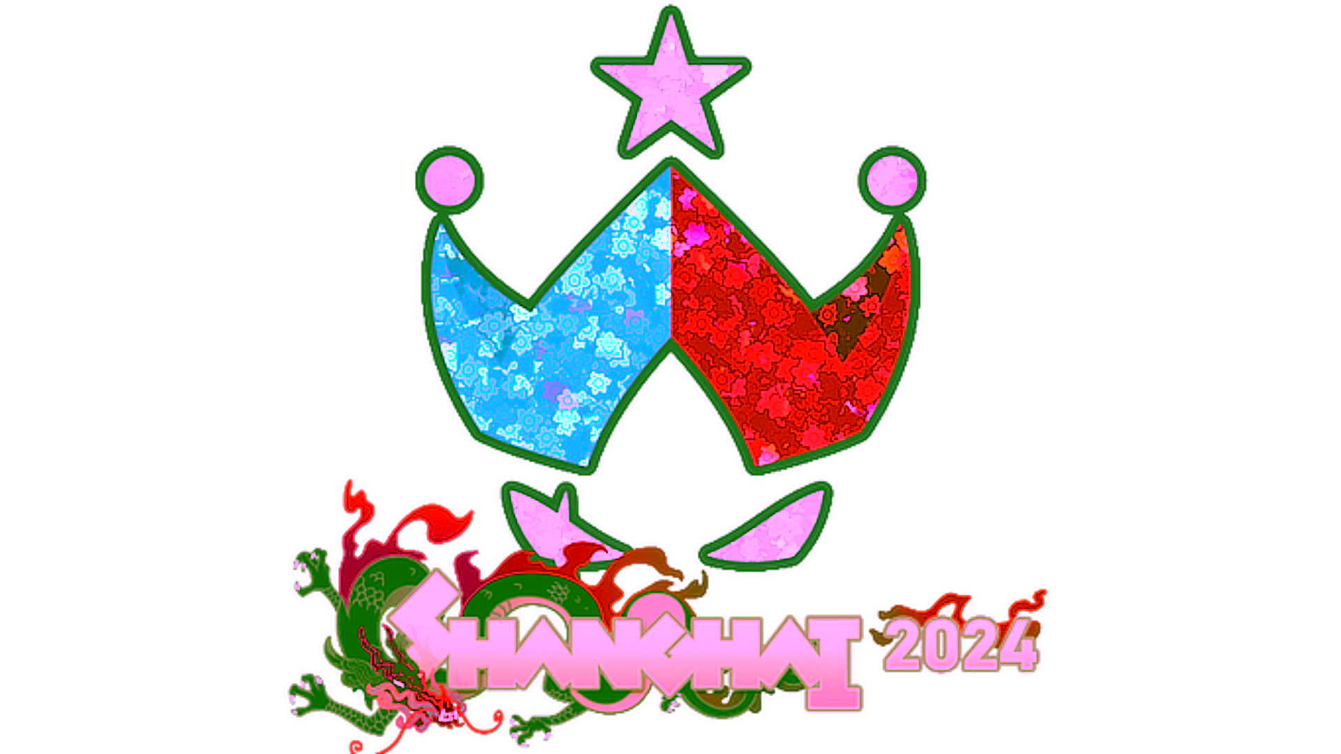 Rodyti Sticker | Wildcard (Glitter) | Shanghai 2024