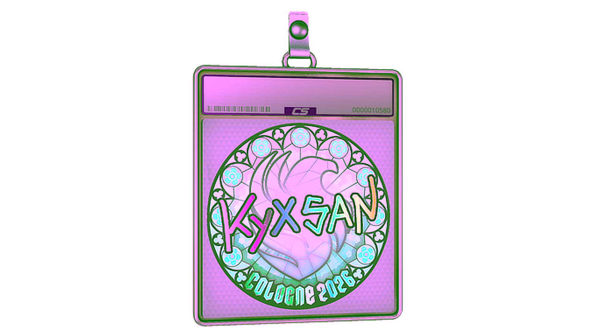 Display for Sticker Slab | kyxsan (Holo) | Cologne 2026