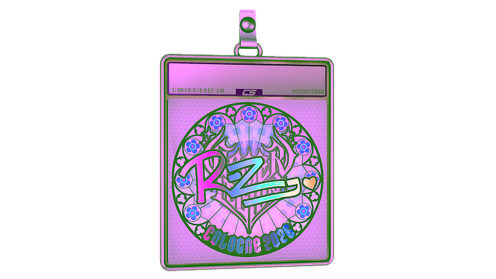 Display for Sticker Slab | REZ (Holo) | Cologne 2026