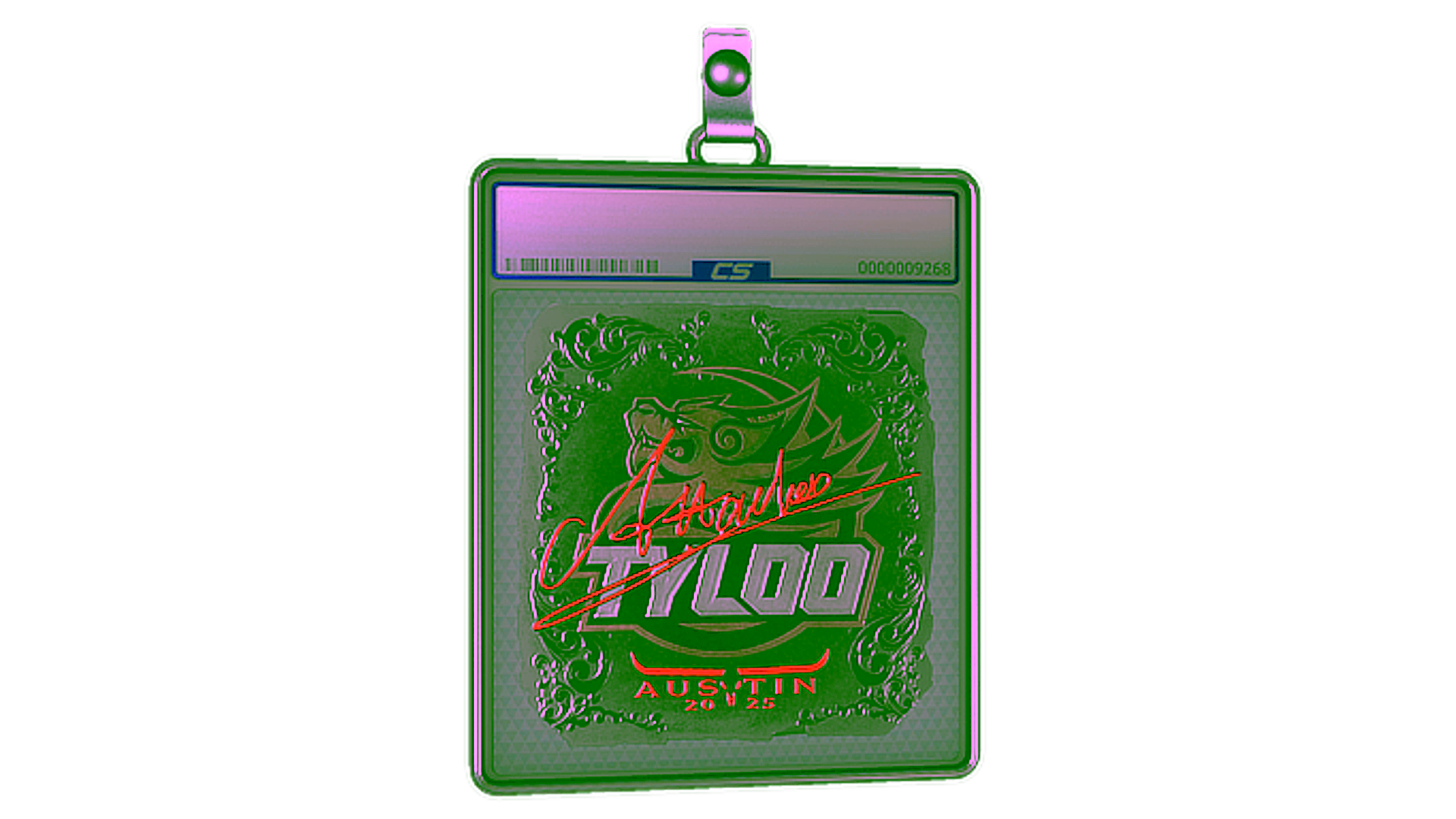 Display for Sticker Slab | Attacker (Foil) | Austin 2025