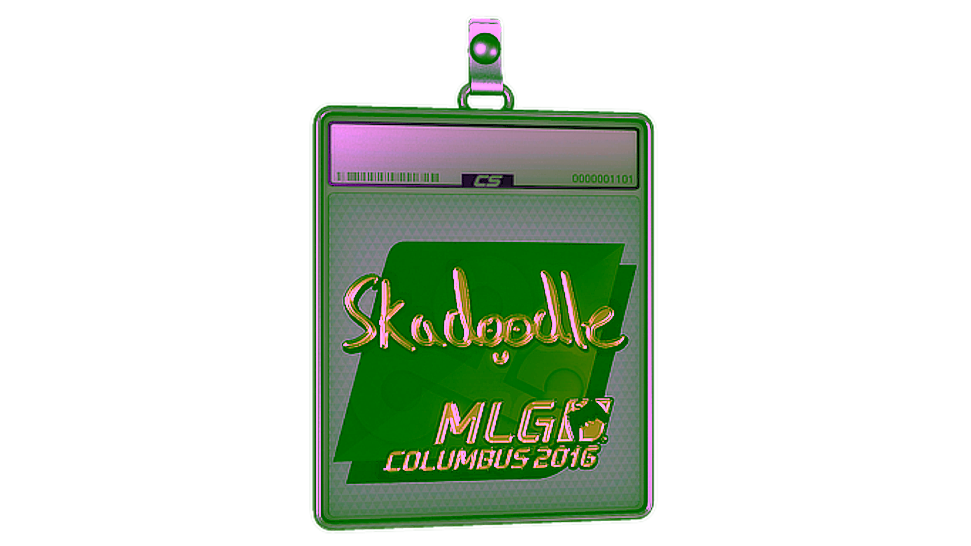 Visar för Sticker Slab | Skadoodle (Gold) | MLG Columbus 2016