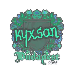 Sticker kyxsan Budapest 2025