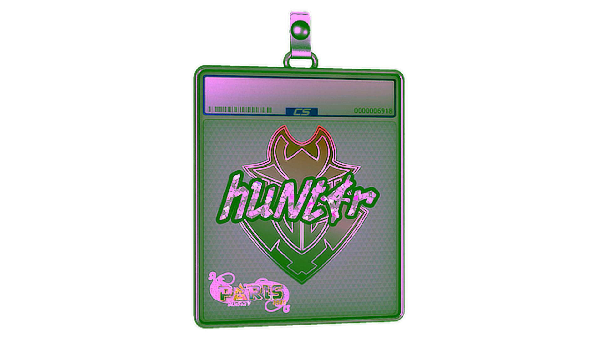 Affichage pour Sticker Slab | huNter- (Glitter) | Paris 2023