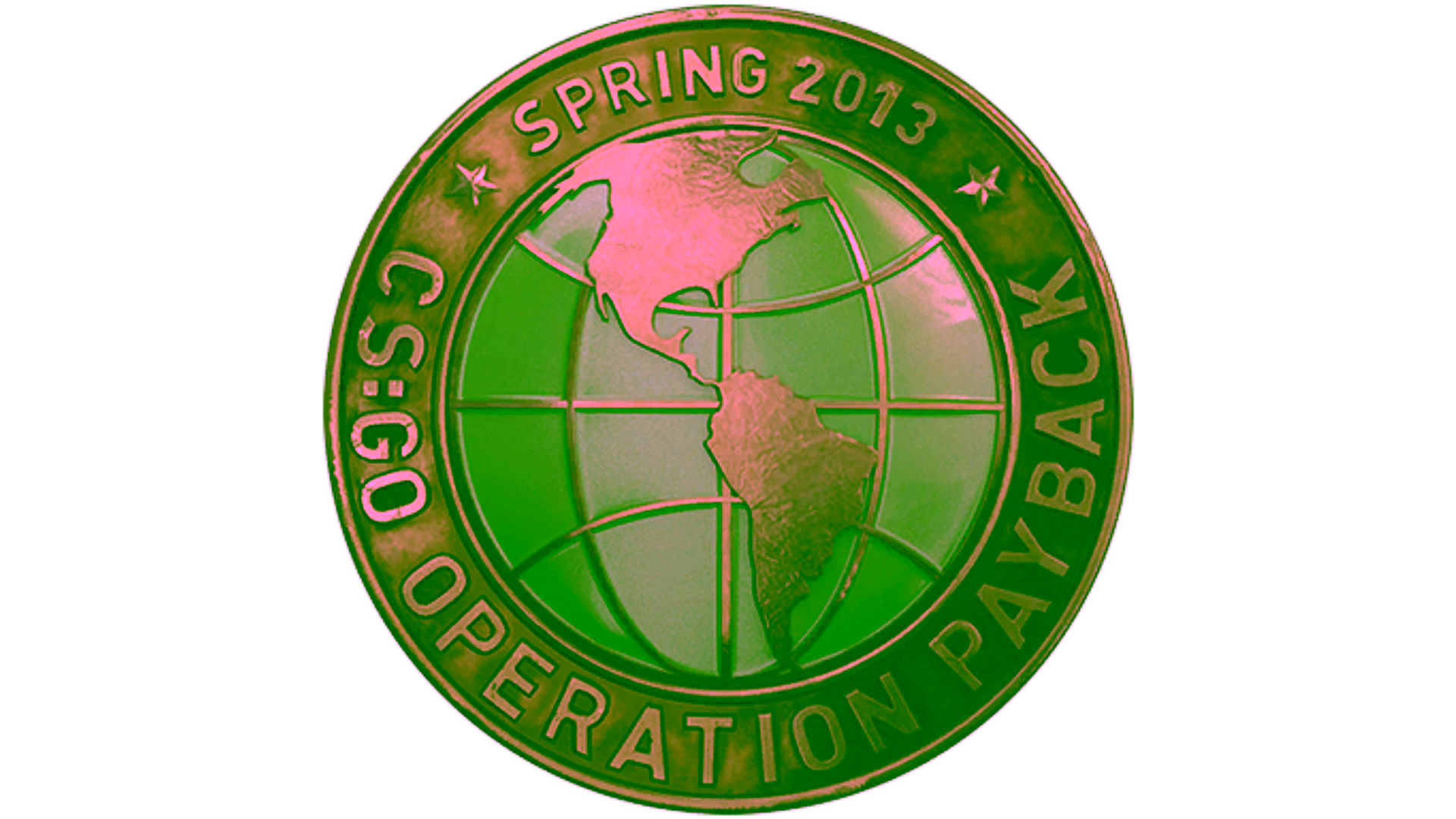 Display for Operation Payback Challenge Coin